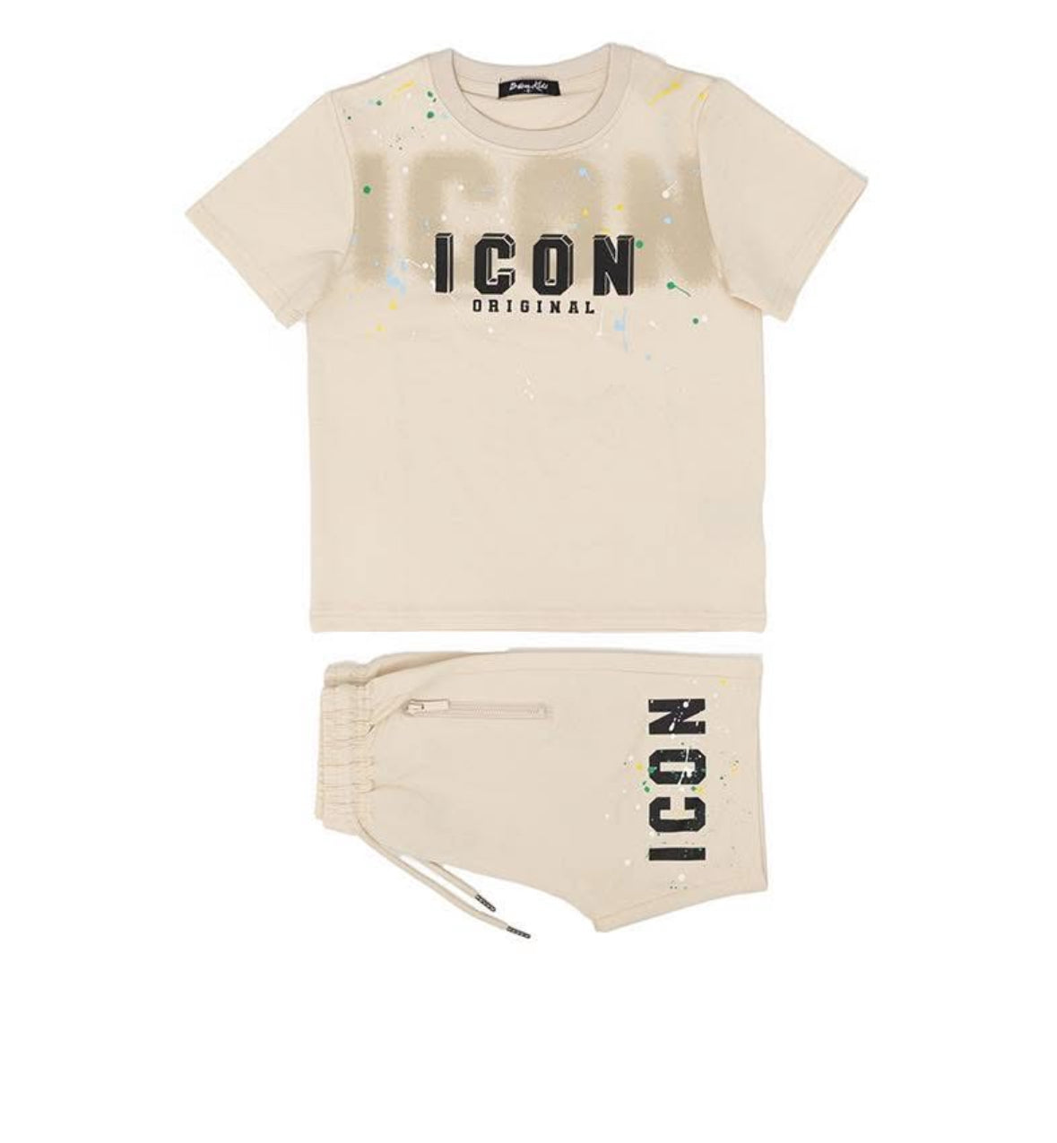 Icon beige splashes