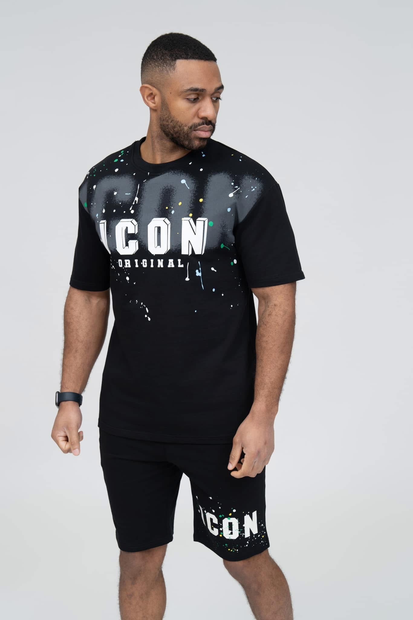 Icon black splashes