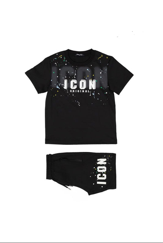 Icon black splashes