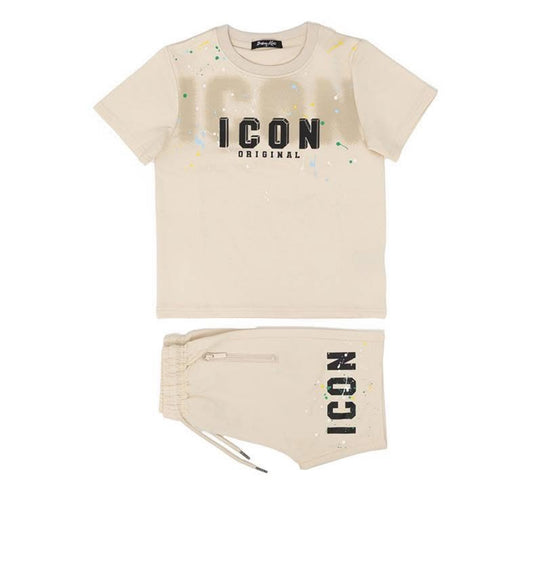 Icon beige splashes